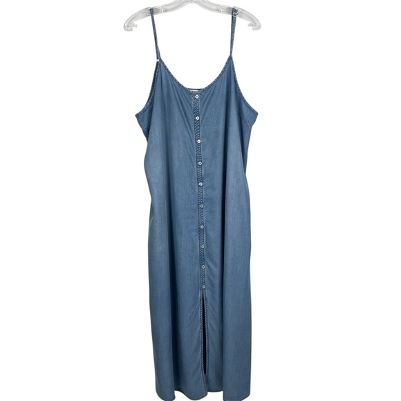 Denim Maxi Sundress by Reitmans Size 2X - Picture 9 of 13